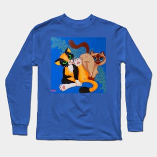 Cats frienship Long Sleeve T-Shirt